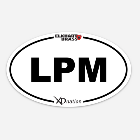LPM Oval Sticker
