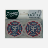Safe Fleet FEI Maltese Car Coaster Set