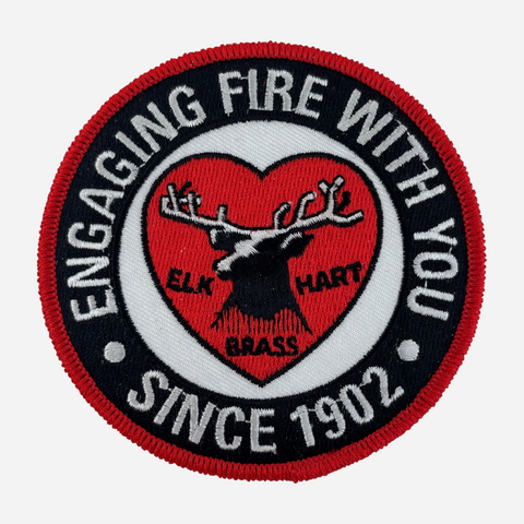 Engaging Fire Embroidered Patch - 3.5"