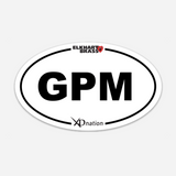 GPM Oval Sticker