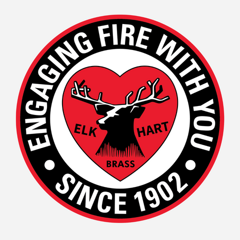 Engaging Fire Circle Sticker - 2"